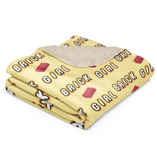 Brick Girl - Sherpa blanket