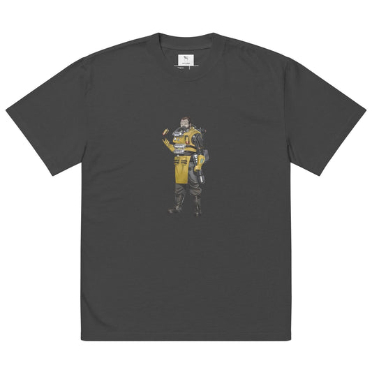 Caustic - Oversized faded t-shirt